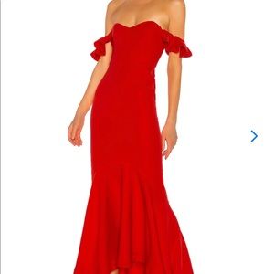 Lovers and Friends Red Evening Gown